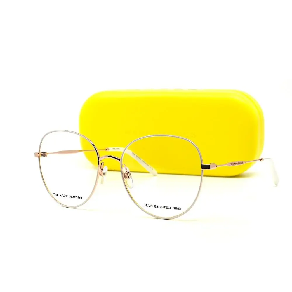 NEW MARC JACOBS MARC590 Y3R GOLD IVORY AUTHENTIC EYEGLASSES FRAME